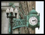 Clock on Marshall Field's Store